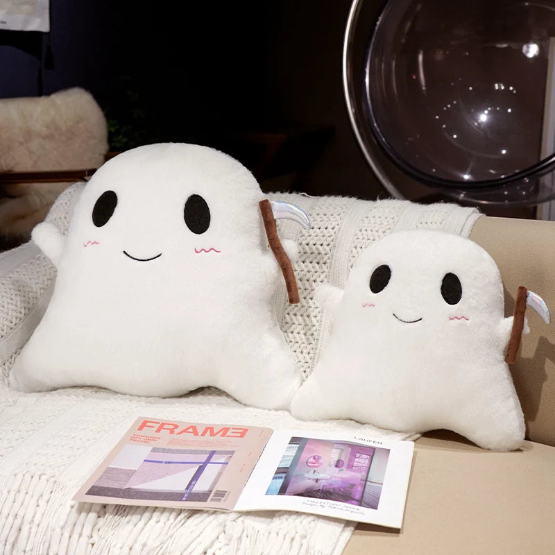 Spooky the Kawaii Halloween Ghost Grim Reaper Plushie