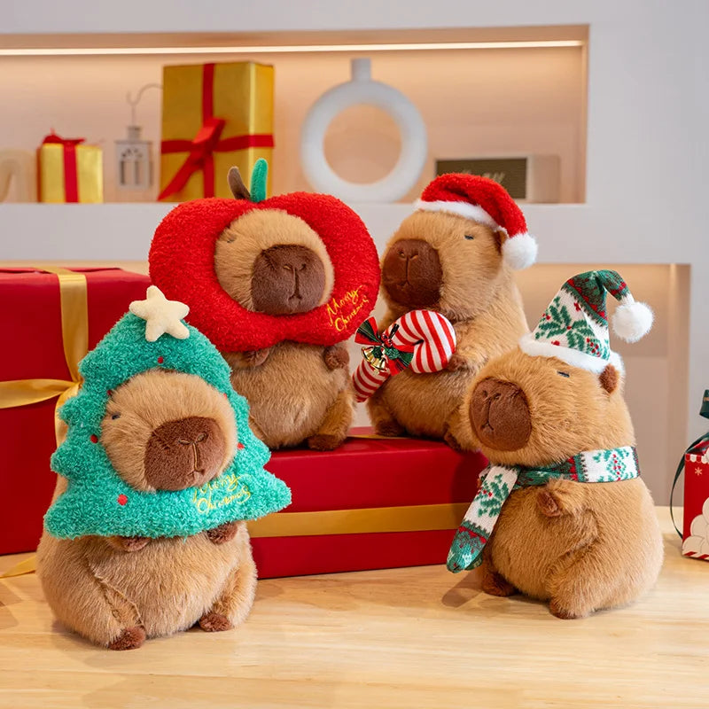 Capy the Festive Red Hat New Year Capybara Plush
