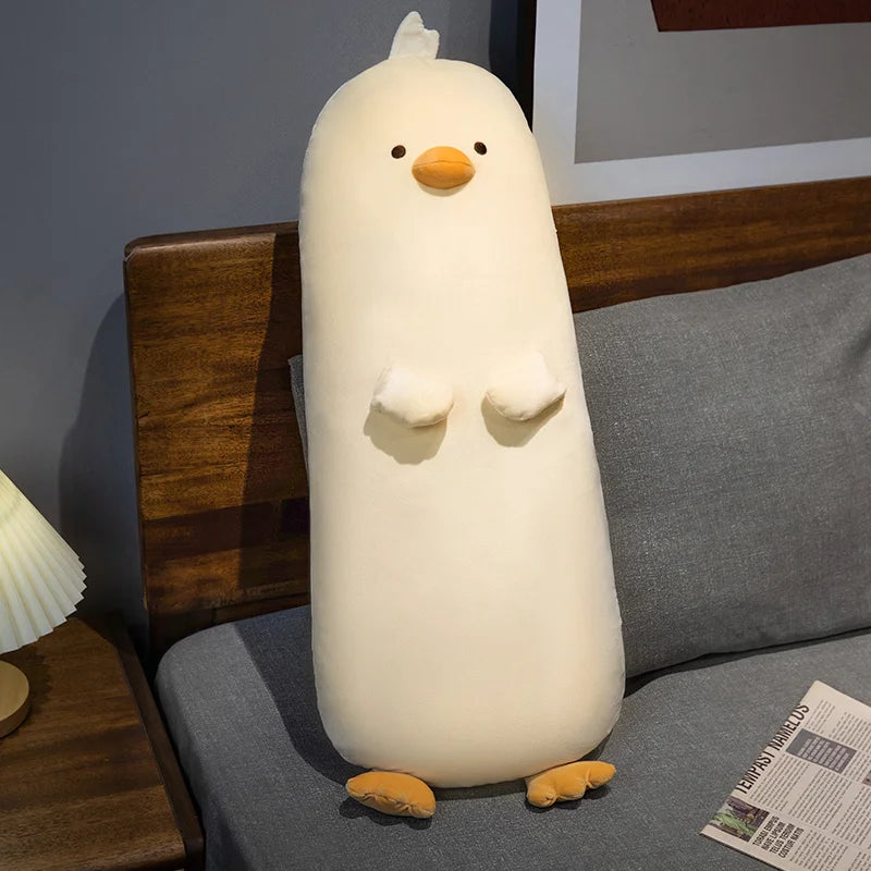 Waddles the Long Chick Penguin Dino Bolster Plush