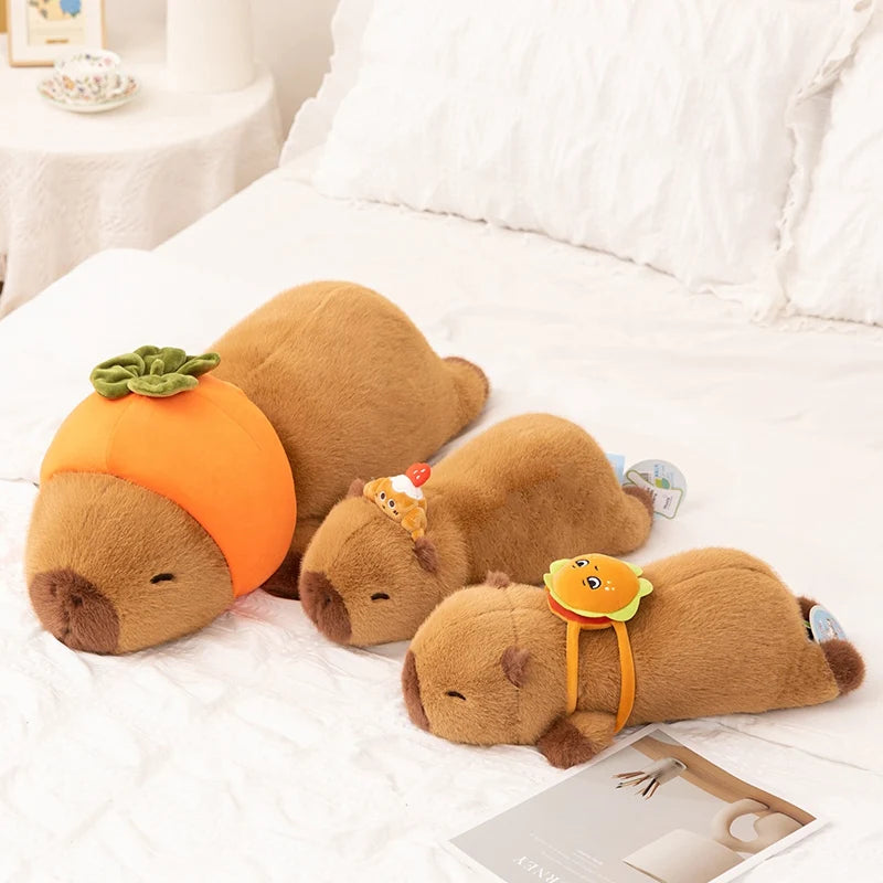 Capy the Hamburger Bread Capybara Plushie