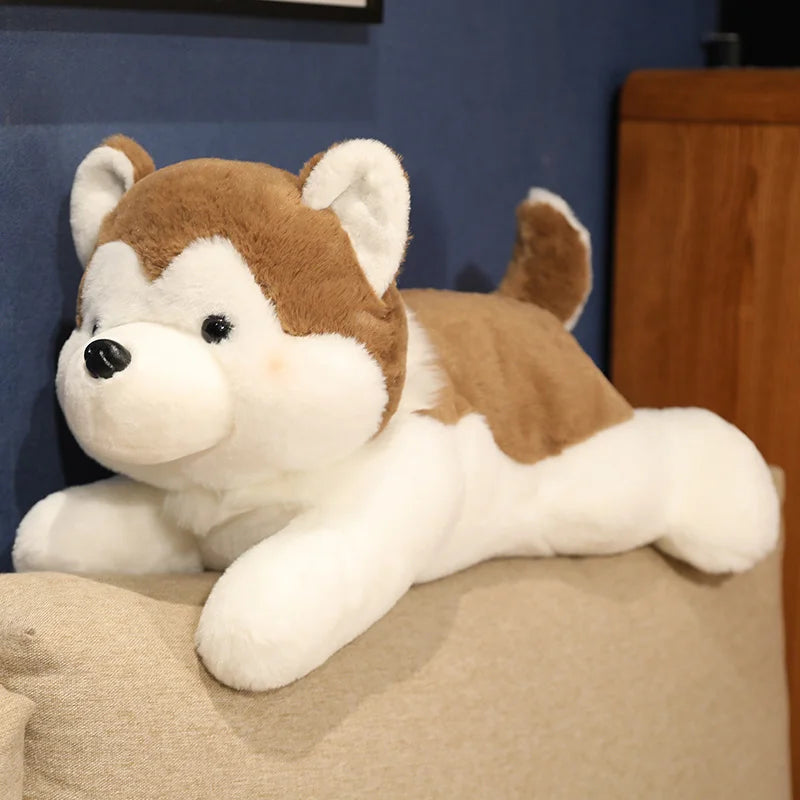 Biscuit the Kawaii Lying Husky Puppy Plushie
