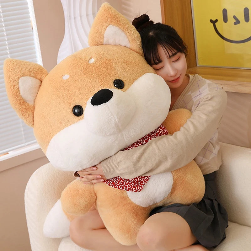 Kawaii Husky Shiba Inu Dog Snuggle Plushie