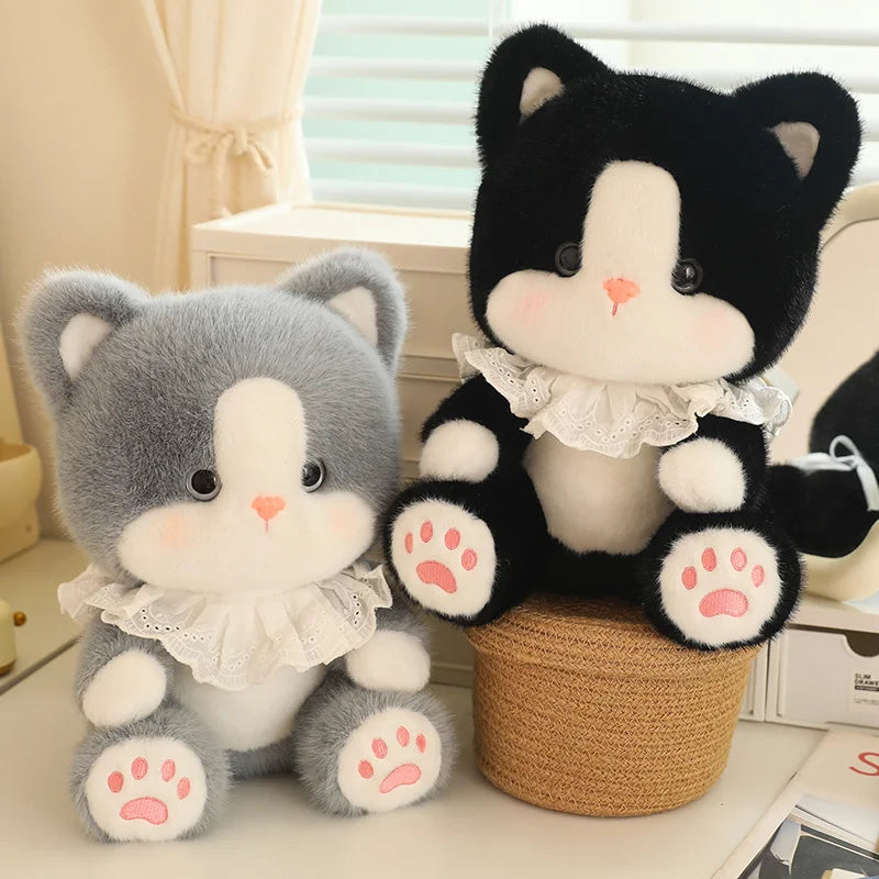 Snuggly Kawaii Cozy Kitten Cat Snuggle Plushie