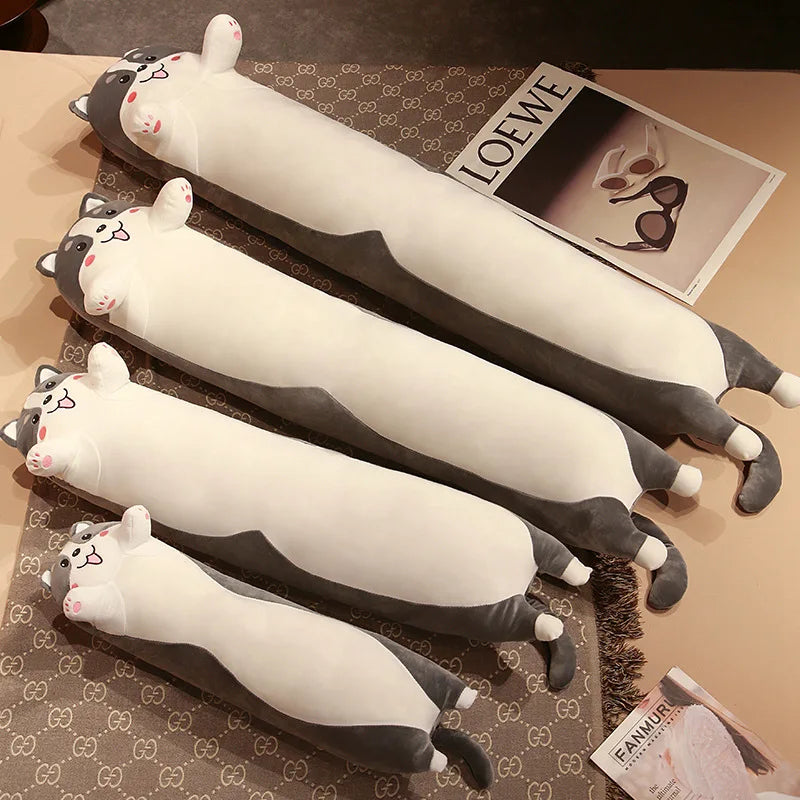 Noodle the Soft Long Dino Cat Rabbit Sleeping Pillow