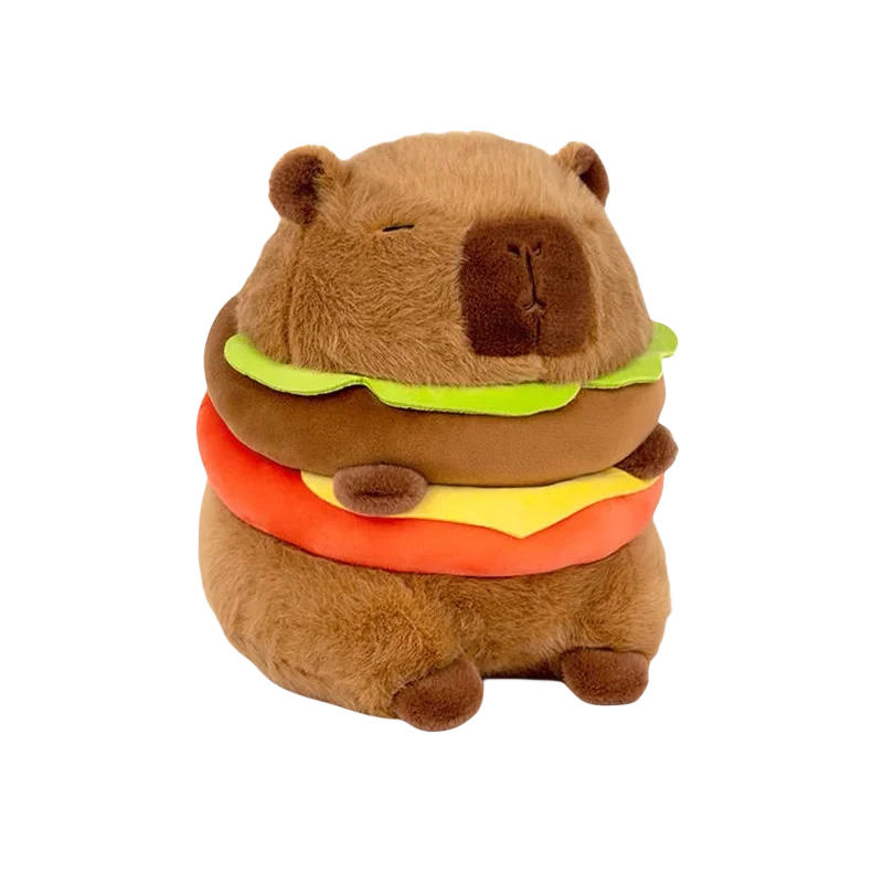 Capy the Kawaii Hamburg Dog Capybara Snuggle Plushie
