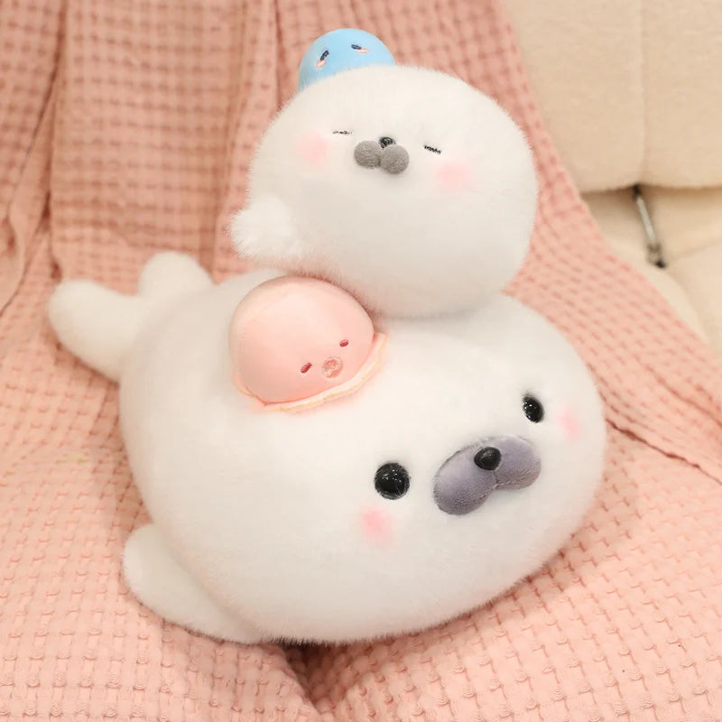 Cozy Seal & Octopus Snuggle Plush Duo