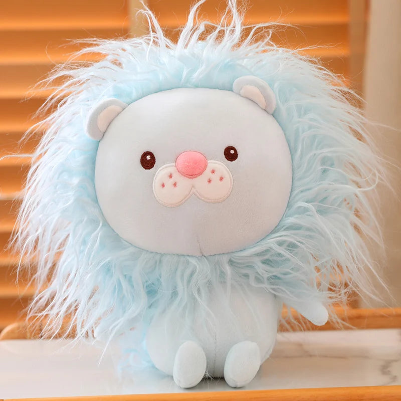 Roary the Kawaii Colorful Fluffy Lion Snuggle Plushie