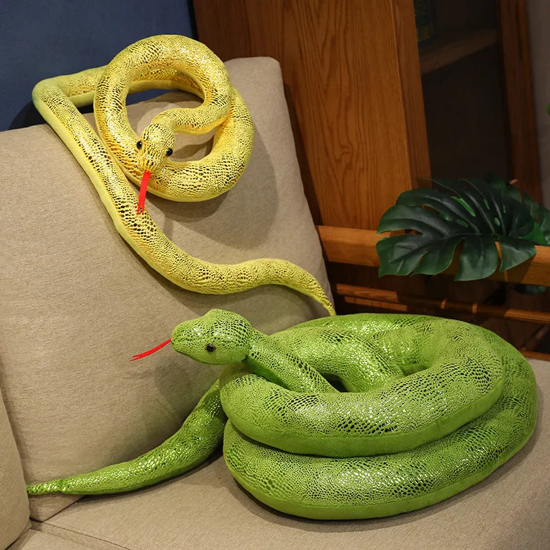 Tricky the Kawaii Giant Long Halloween Snake Snuggle Plushie