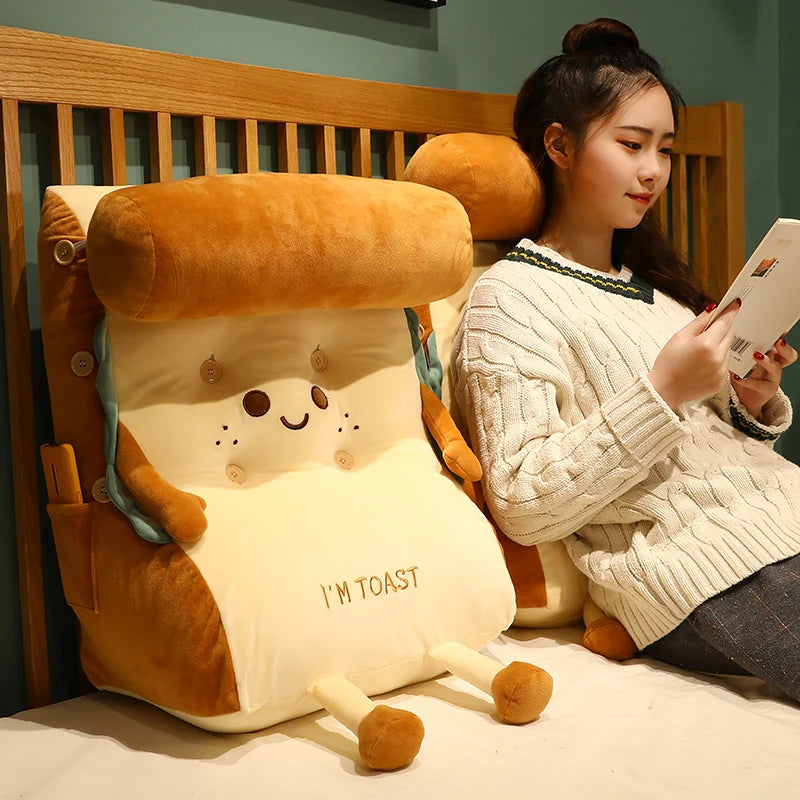 Toasty the Kawaii Triangle Toast Bread Rest Cushion