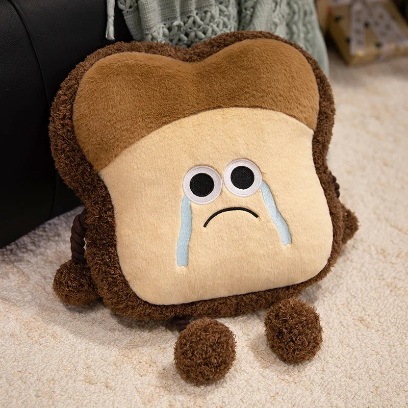 Toasty the Kawaii Toast Bread Crossbody Bag Plushie