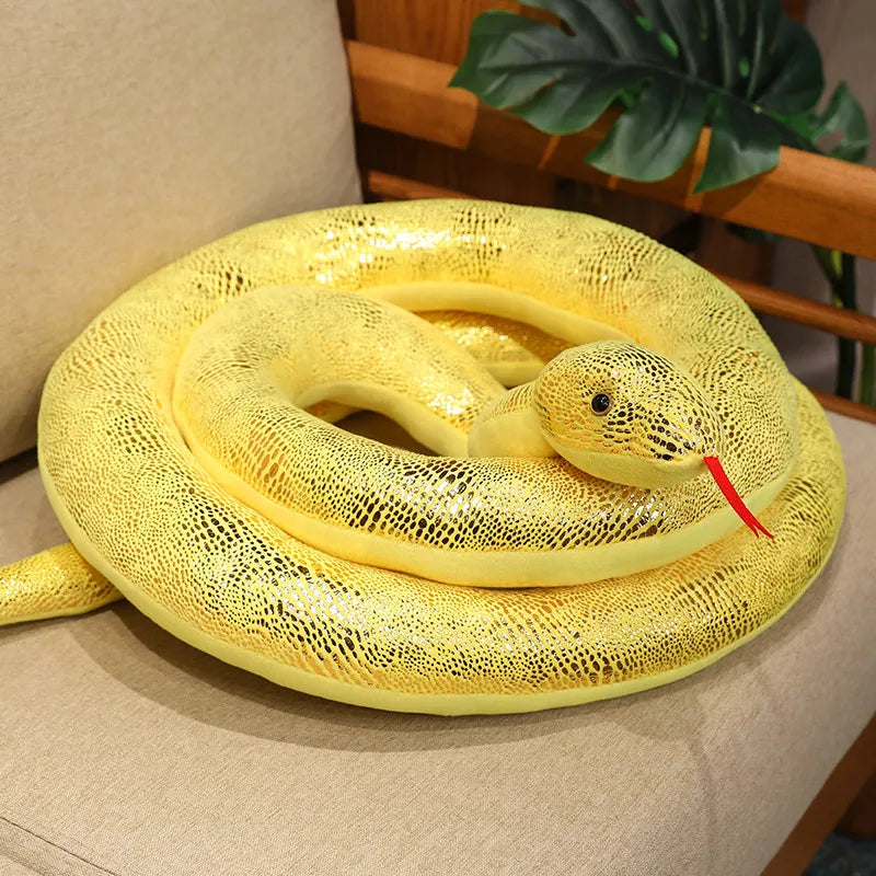Tricky the Kawaii Giant Long Halloween Snake Snuggle Plushie