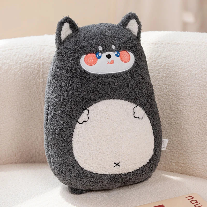 Chubby Kawaii Zoo Animal Snuggle Plush Pillow Collection