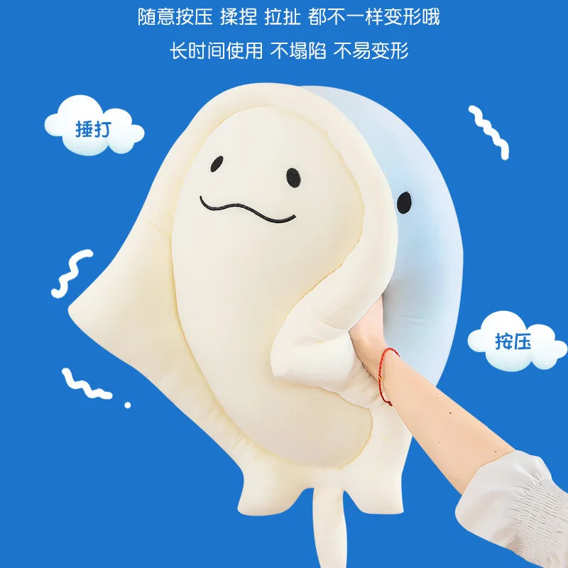 Gliding Kawaii Manta Ray Snuggle Plushie