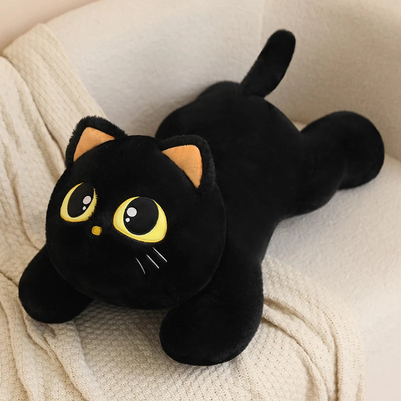 Luna the Kawaii Soft Lying Cat Plush Cushion