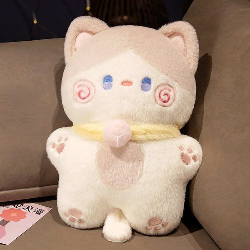 Bella the Kawaii Bell Cat Sleeping Cushion Plush