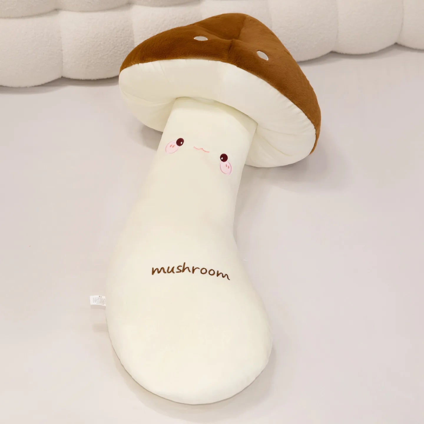 Mushy the Long Strip Mushroom Leg Pillow Plush