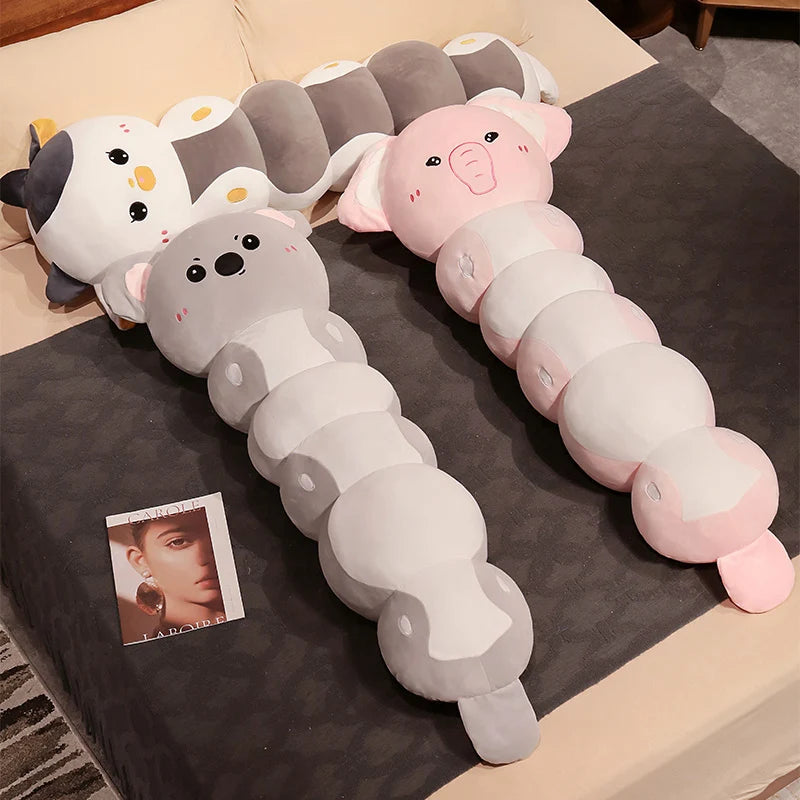 Snoozy Kawaii Long Cat Koala Elephant Sofa Snuggle Pillow
