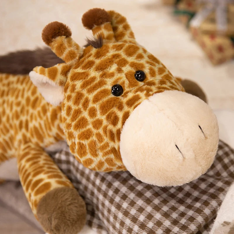 Goldie the Sleepy Giant Giraffe Floor Plush