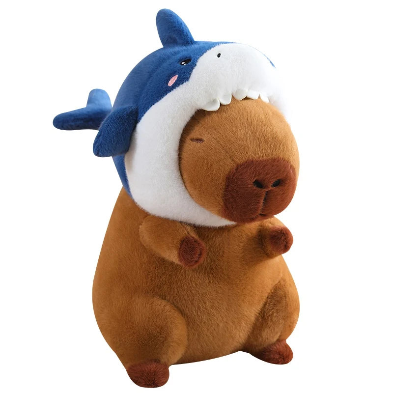 Capy the Kawaii Shark Cosplay Capybara Snuggle Plushie
