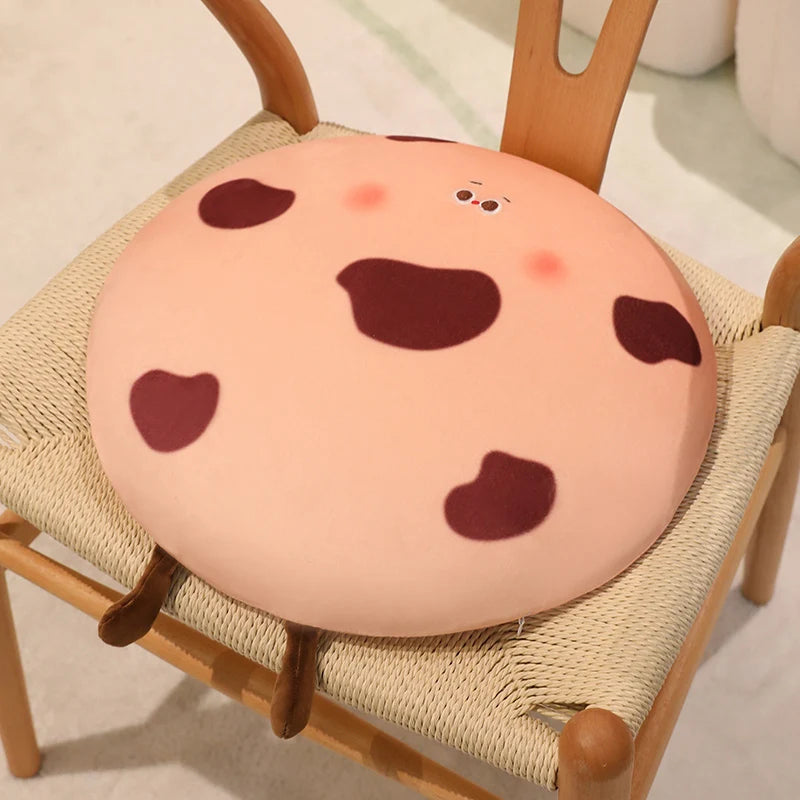 Cookie Stack Bread Seat Cushion Plushie