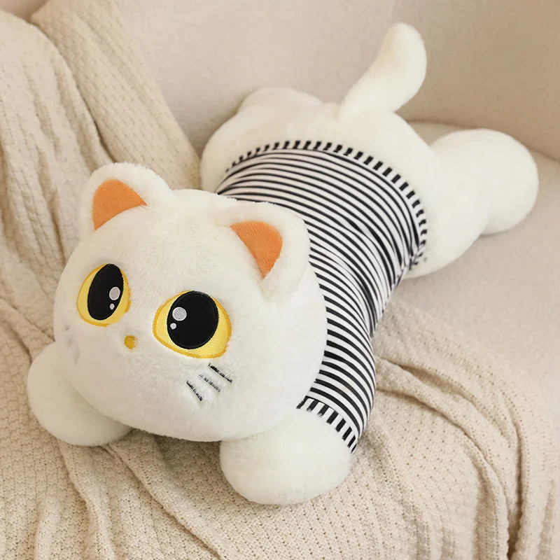 Luna the Kawaii Soft Lying Cat Plush Cushion