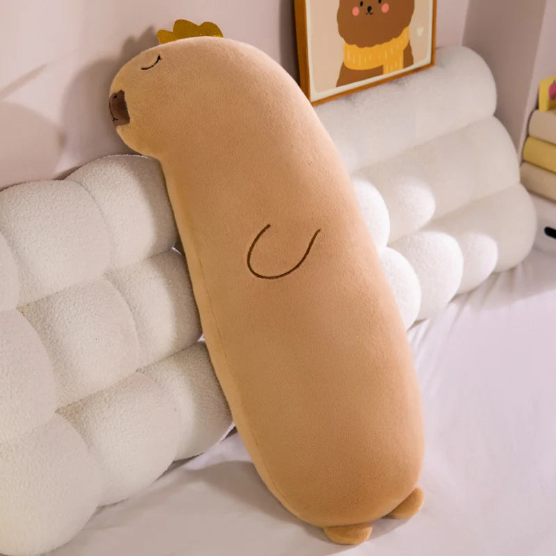 Capy the Runny Nose Fluffy Capybara Plush Pillow