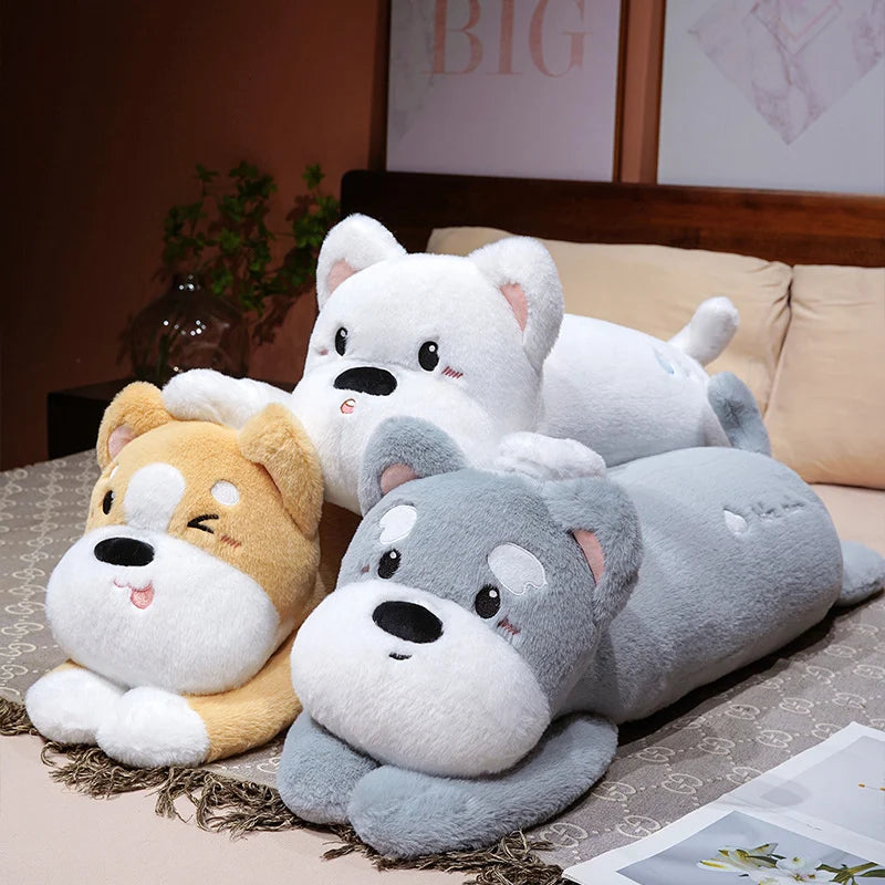 Drowsy Kawaii Husky Plushie