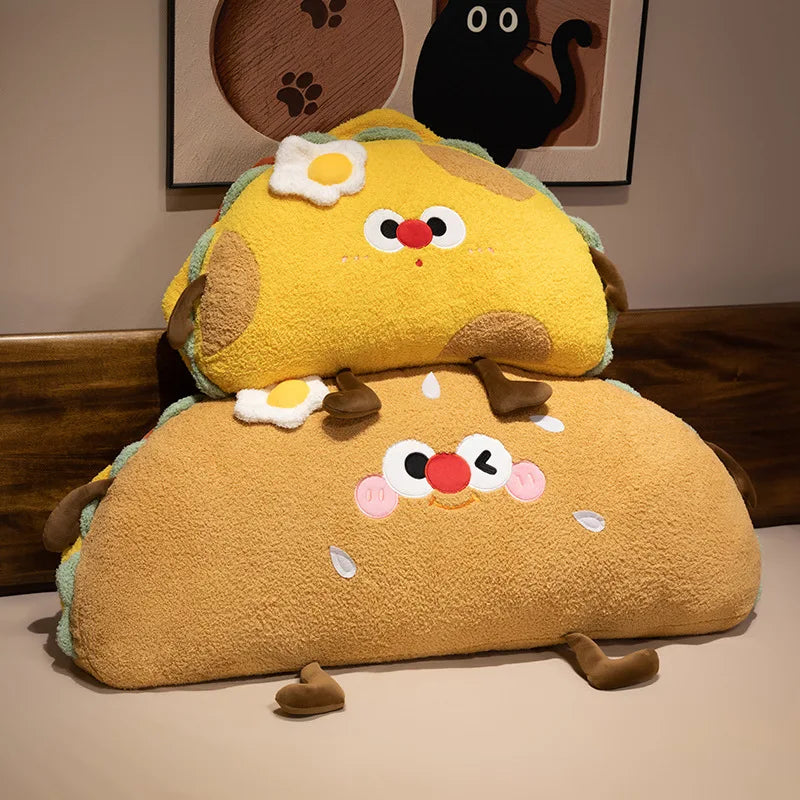 Silly Hotdog Kawaii Cookie Bread Plushie Cushion