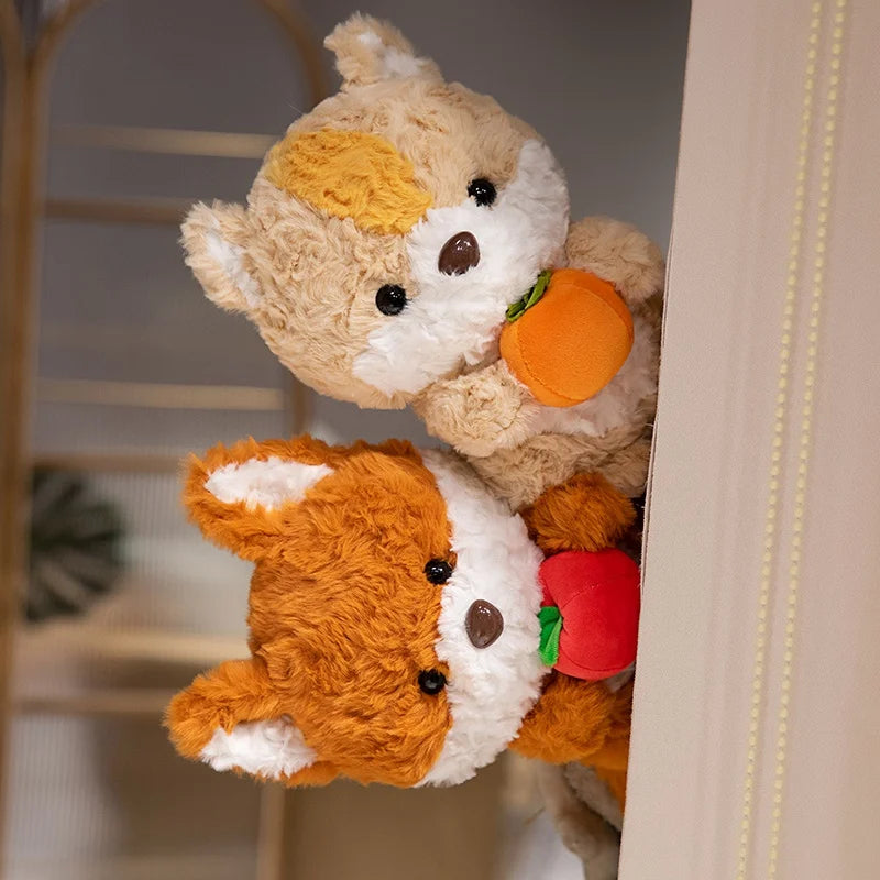 Hazel the Kawaii Fox and Squirrel Fruit Plush