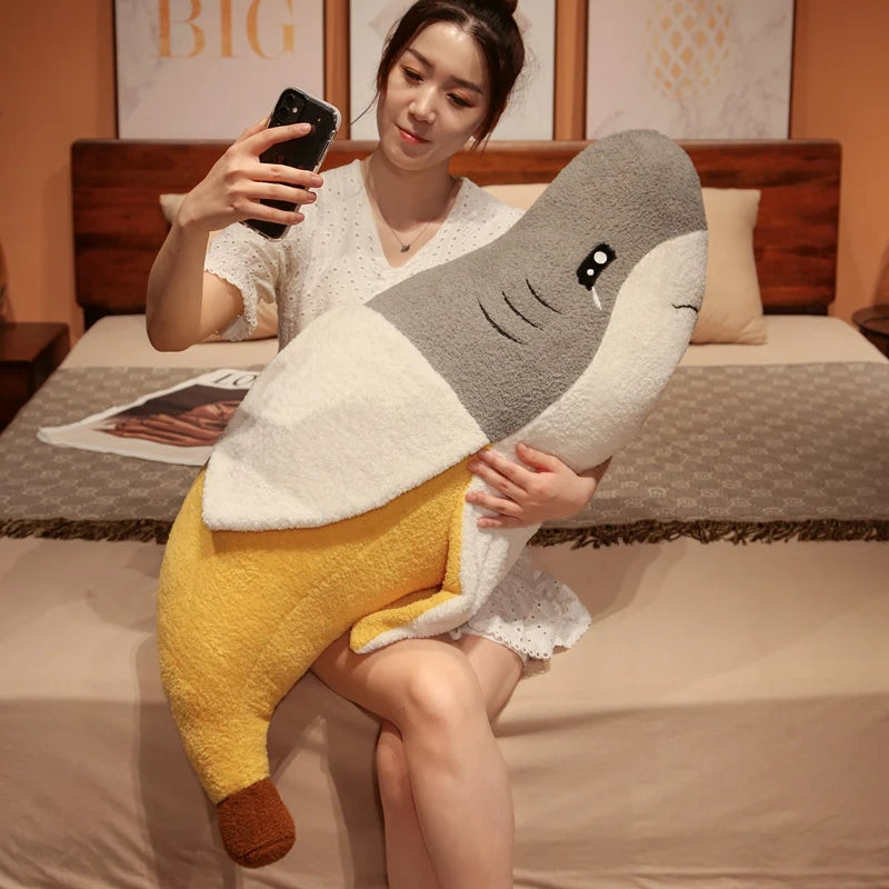 Banny the Kawaii Shark Banana Shapeshifting Snuggle Plushie