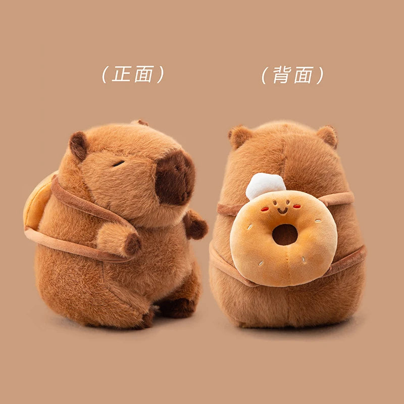 Capy the Kawaii Foodie Croissant Baguette Capybara Plush