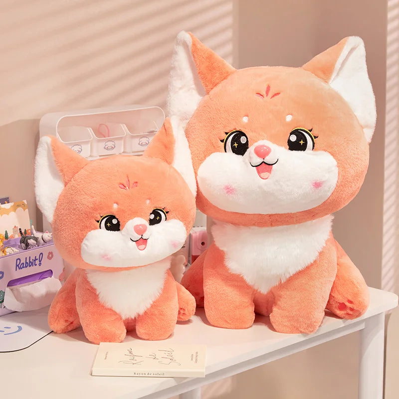 Amber the Huggable Long-Tail Fox Plushie