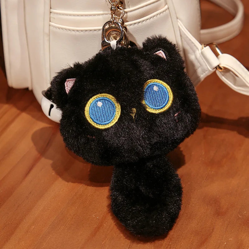 Midnight the Brooding Kawaii Black Cat Plushie