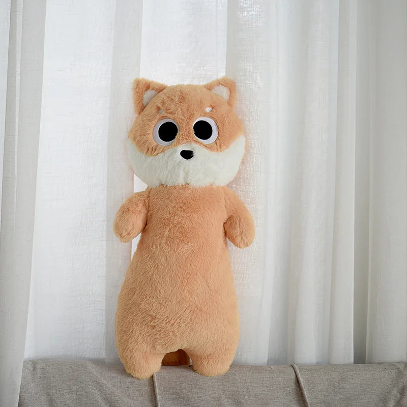 Long Kawaii Sleeping Cat Puppy Cozy Nap Plush Pillow