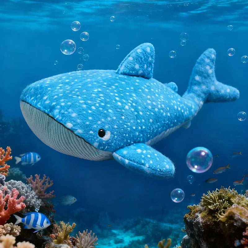 Dreamy Blue Whale Snuggle Plushie