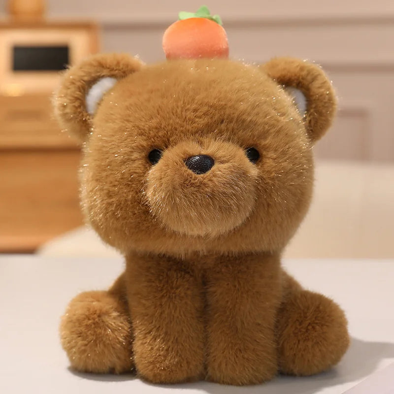 Chubby Sitting Kawaii Panda Bear Cow Snuggle Plushie