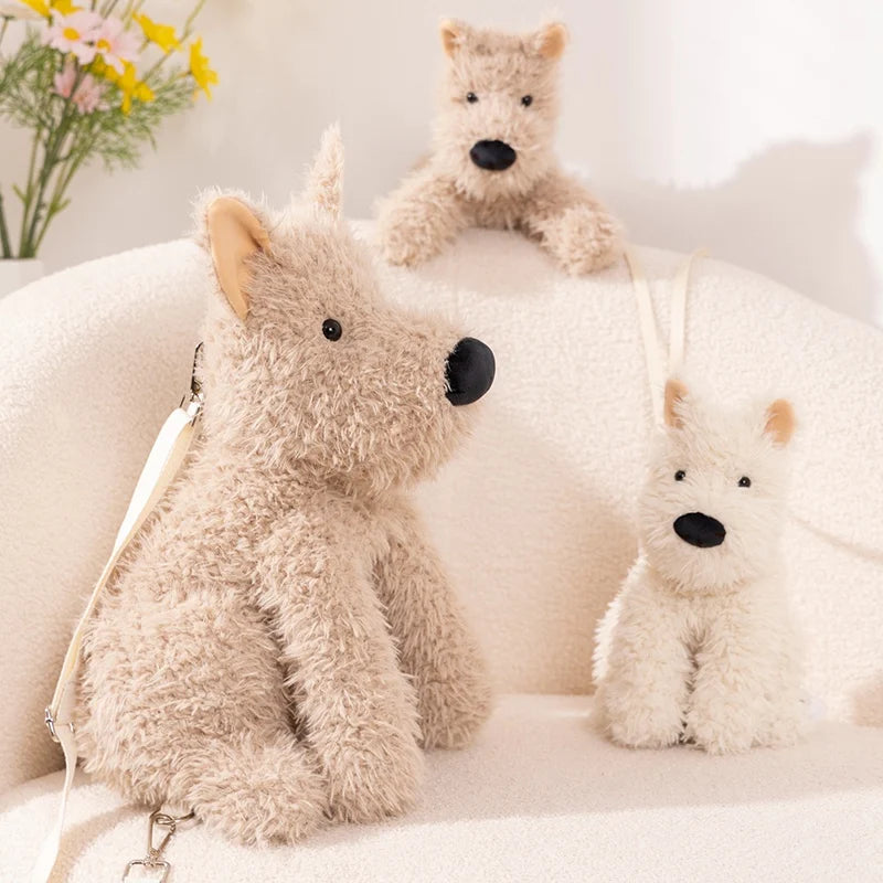 Westie the Kawaii Westie Terrier Plush Backpack