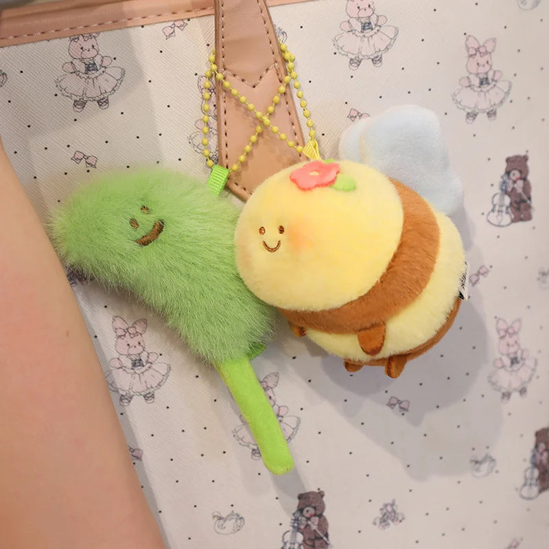 Buzzy the Soft Honey Bee Pendant Sleeping Plush Pillow