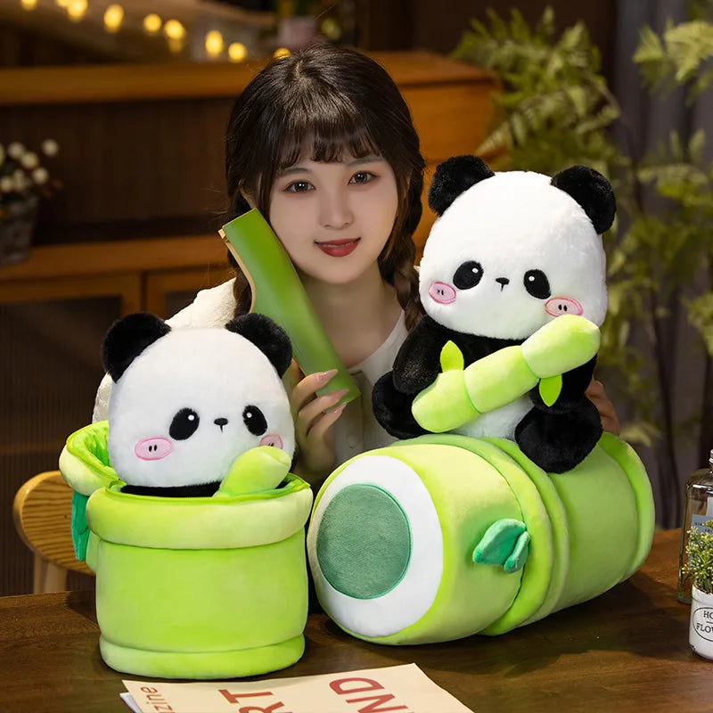 Bamboo the 2-in-1 Kawaii Panda Plushie Pillow