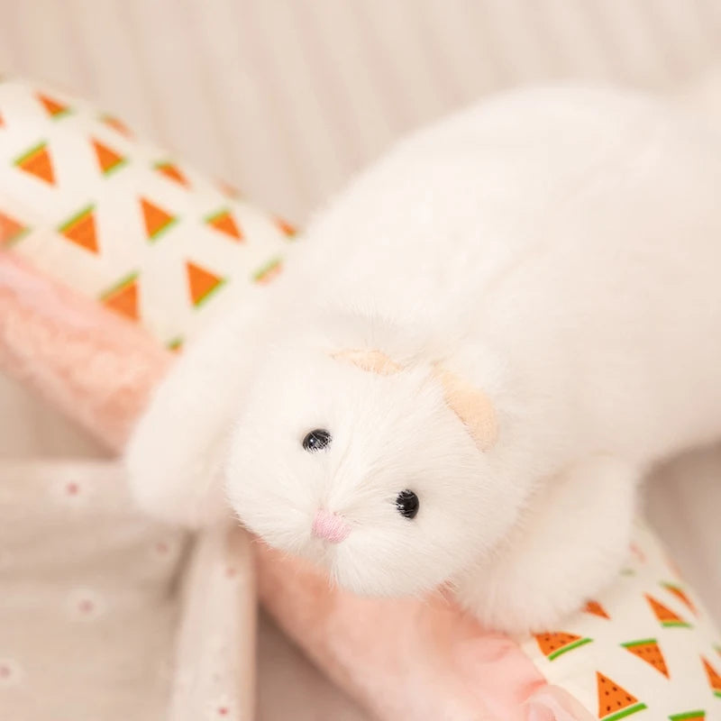 Fernie the Lifelike Lying Ferret Snuggle Plush