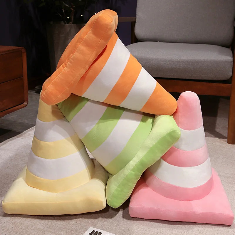 Connie the Squishy Traffic Cone Plush Pillow
