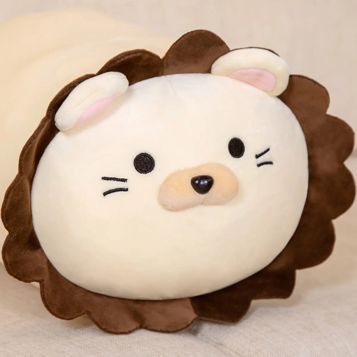 Leo the Drowsy Lying Lion Kawaii Plushie