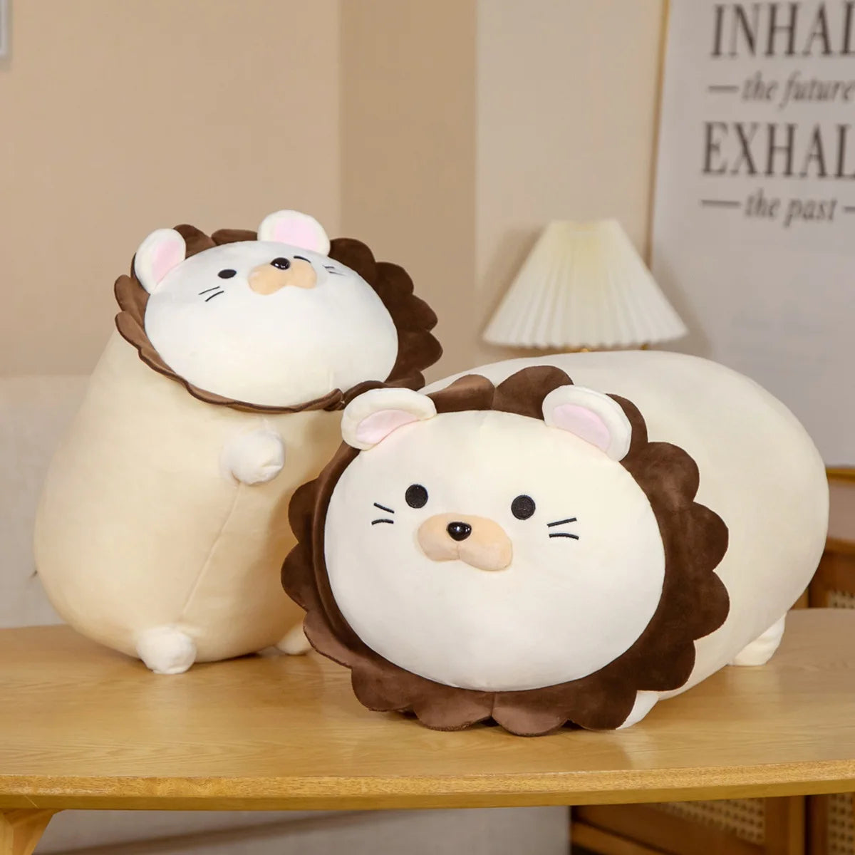 Leo the Drowsy Lying Lion Kawaii Plushie