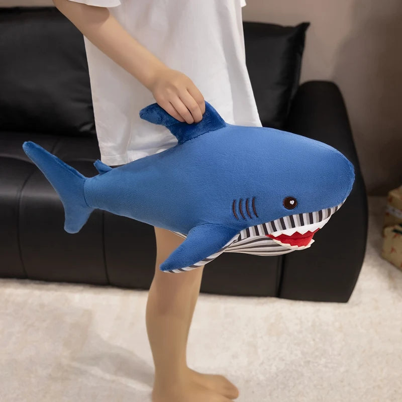 Chompy the Big-Toothed Kawaii Shark Snuggle Plushie