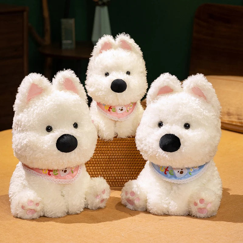 Westie the Kawaii White Terrier Dog Plush Pillow