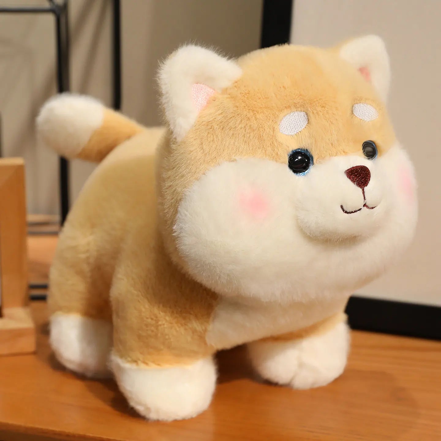 Shiba the Cozy Scarf Kawaii Puppy Snuggle Plushie