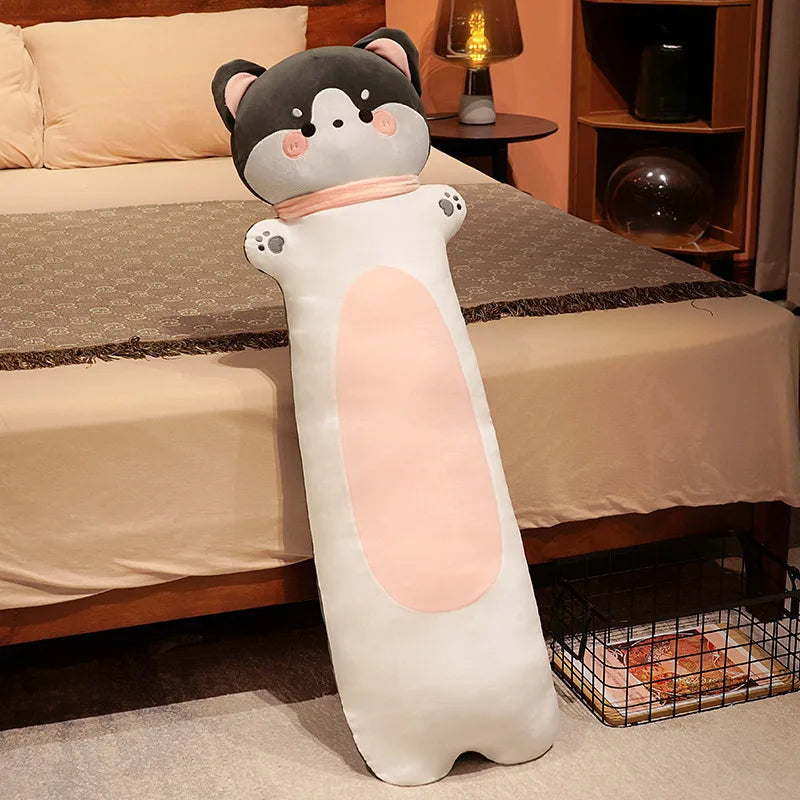 Noodle the Kawaii Long Fox Cat Rabbit Snuggle Plush Pillow