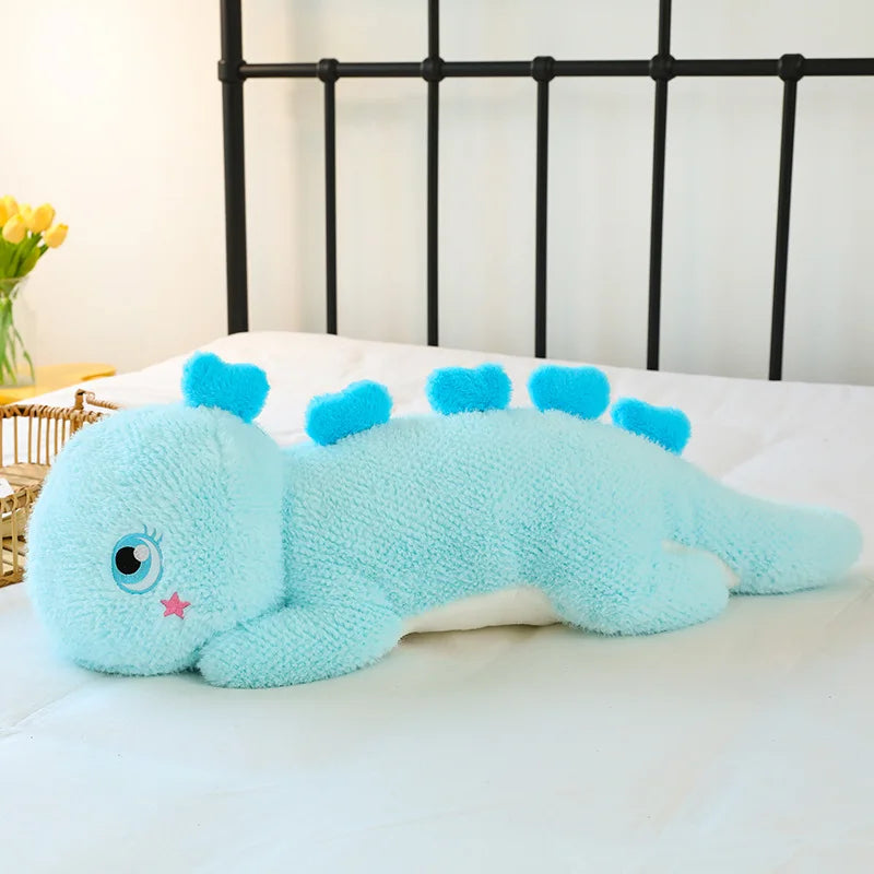 Rex the Giant Big-Eyed Dinosaur Sleeping Plush Pillow