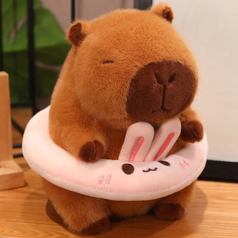 Capy the Swimming Circle Dress-Up Capybara Plushie