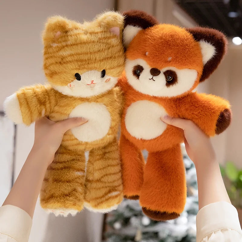 Maple the Cozy Fluffy Red Panda Raccoon Kitten Plushie